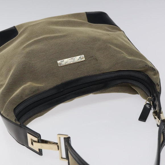 GUCCI Shoulder Bag Canvas Beige 001 4204 Auth th5827