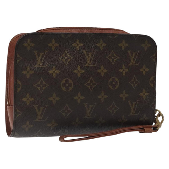 LOUIS VUITTON Monogram Orsay Clutch Bag M51790 LV Auth th5833