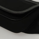 BALLY Waist bag Canvas Black Silver Auth th5841-14