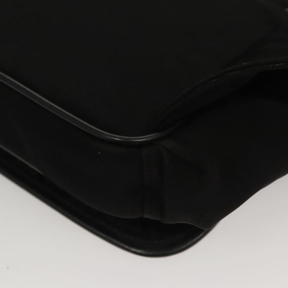 BALLY Waist bag Canvas Black Silver Auth th5841