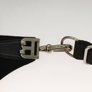 BALLY Waist bag Canvas Black Silver Auth th5841-10