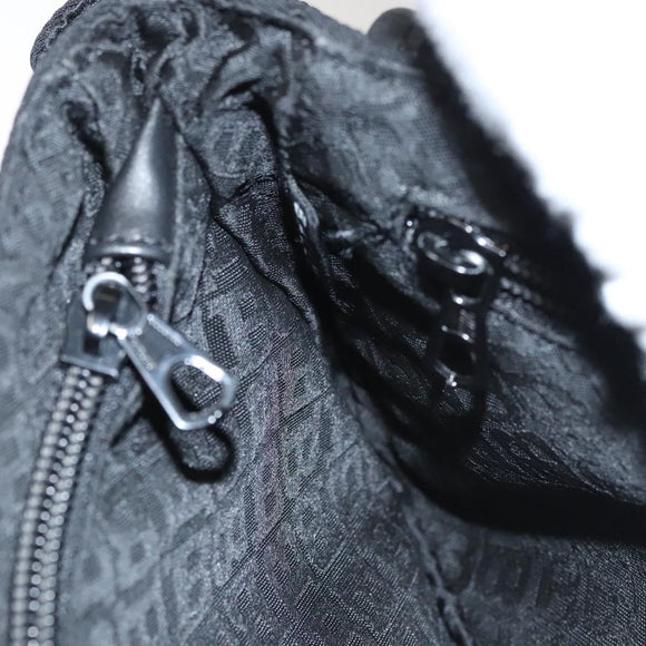 BALLY Waist bag Canvas Black Silver Auth th5841