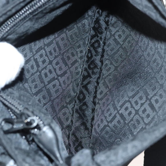 BALLY Waist bag Canvas Black Silver Auth th5841