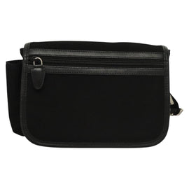 BALLY Waist bag Canvas Black Silver Auth th5841 - 0