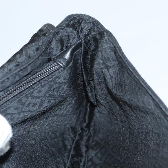 BALLY Waist bag Canvas Black Silver Auth th5841