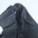 BALLY Waist bag Canvas Black Silver Auth th5841-21