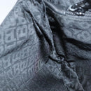 BALLY Waist bag Canvas Black Silver Auth th5841-21