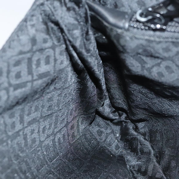 BALLY Waist bag Canvas Black Silver Auth th5841