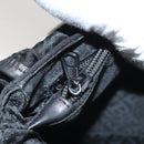 BALLY Waist bag Canvas Black Silver Auth th5841-22