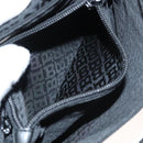 BALLY Waist bag Canvas Black Silver Auth th5841-23