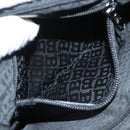 BALLY Waist bag Canvas Black Silver Auth th5841-25