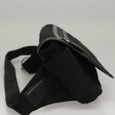 BALLY Waist bag Canvas Black Silver Auth th5841-4