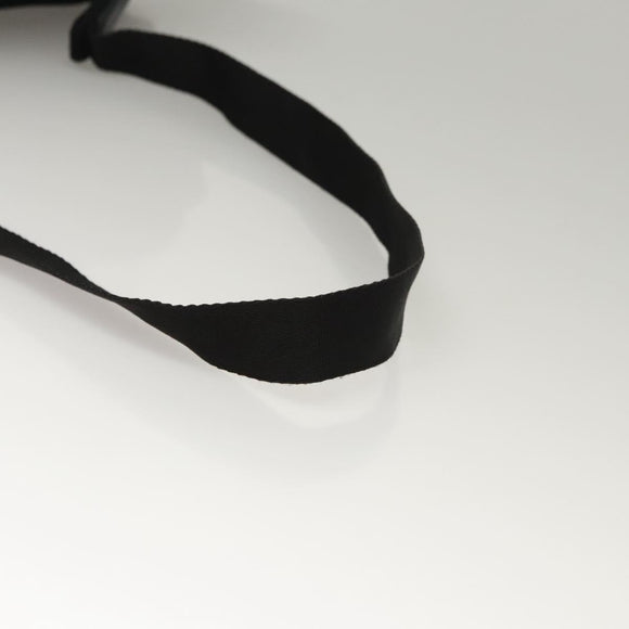 BALLY Waist bag Canvas Black Silver Auth th5841