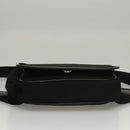 BALLY Waist bag Canvas Black Silver Auth th5841-9