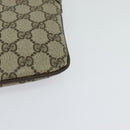 GUCCI GG Supreme Web Sherry Line Bag PVC Beige Gold 904 02 047 Auth th5842-11