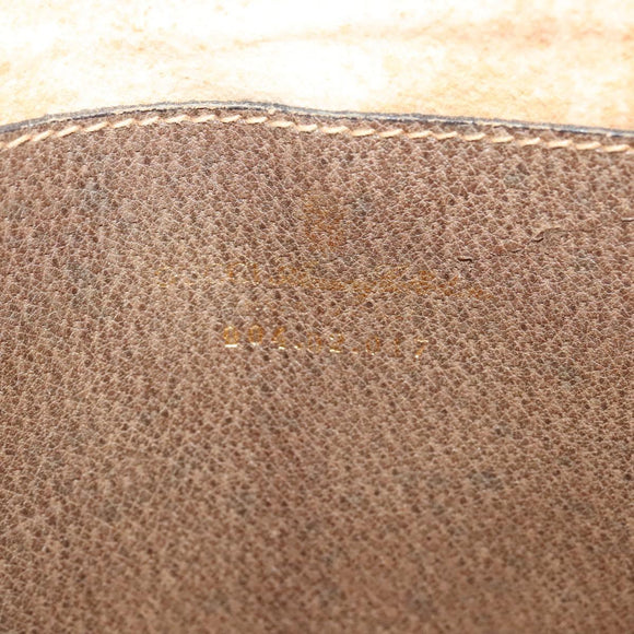 GUCCI GG Supreme Web Sherry Line Bag PVC Beige Gold 904 02 047 Auth th5842