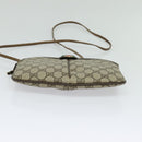 GUCCI GG Supreme Web Sherry Line Bag PVC Beige Gold 904 02 047 Auth th5842-9