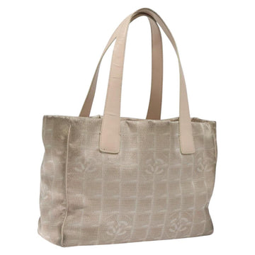 CHANEL New Travel line Tote Bag Nylon Pink CC Auth th5849