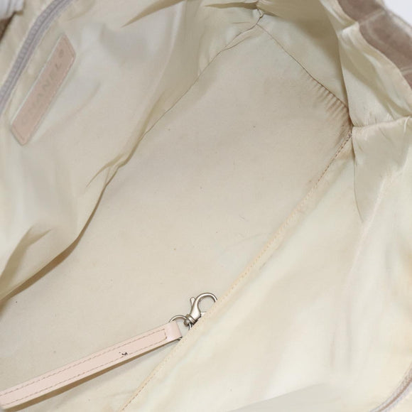 CHANEL New Travel line Tote Bag Nylon Pink CC Auth th5849