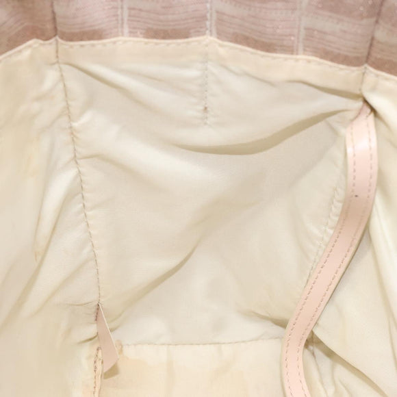 CHANEL New Travel line Tote Bag Nylon Pink CC Auth th5849