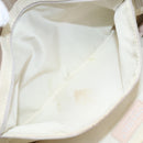 CHANEL New Travel line Tote Bag Nylon Pink CC Auth th5849-19