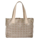 CHANEL New Travel line Tote Bag Nylon Pink CC Auth th5849-3