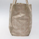 CHANEL New Travel line Tote Bag Nylon Pink CC Auth th5849-4