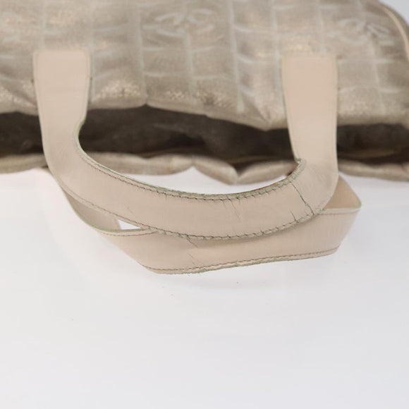 CHANEL New Travel line Tote Bag Nylon Pink CC Auth th5849