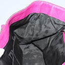 GUCCI GG Canvas Tote Bag Nylon Purple Silver 241101 Auth th5851-19