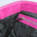 GUCCI GG Canvas Tote Bag Nylon Purple Silver 241101 Auth th5851-20