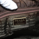 PRADA Tote Bag Nylon Brown Auth th5852-18