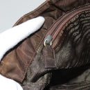 PRADA Tote Bag Nylon Brown Auth th5852-25