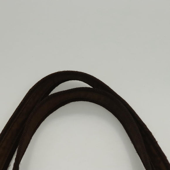 PRADA Tote Bag Nylon Brown Auth th5852