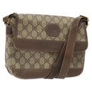 GUCCI GG Supreme Shoulder Bag Beige Gold Auth th5861-1