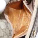 GUCCI GG Supreme Shoulder Bag Beige Gold Auth th5861-22