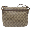 GUCCI GG Supreme Shoulder Bag Beige Gold Auth th5861-2