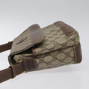 GUCCI GG Supreme Shoulder Bag Beige Gold Auth th5861-4