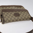 GUCCI GG Supreme Shoulder Bag Beige Gold Auth th5861-6