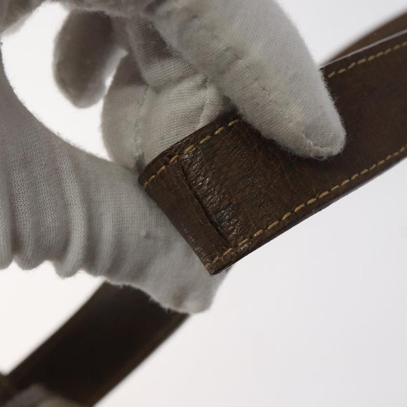 GUCCI GG Supreme Shoulder Bag Beige Gold Auth th5861