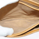 GUCCI Micro GG Supreme Shoulder Bag PVC Beige Gold 001 406 1780 Auth th5863-10