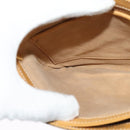 GUCCI Micro GG Supreme Shoulder Bag PVC Beige Gold 001 406 1780 Auth th5863-21