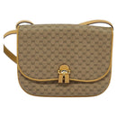 GUCCI Micro GG Supreme Shoulder Bag PVC Beige Gold 001 406 1780 Auth th5863-13