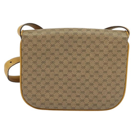 GUCCI Micro GG Supreme Shoulder Bag PVC Beige Gold 001 406 1780 Auth th5863 - 0