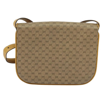 GUCCI Micro GG Supreme Shoulder Bag PVC Beige Gold 001 406 1780 Auth th5863 - 0