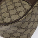 GUCCI GG Supreme Web Sherry Line Bag PVC Beige Gold 89 02 032 Auth th5867-16