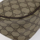 GUCCI GG Supreme Web Sherry Line Bag PVC Beige Gold 89 02 032 Auth th5867-18