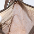 GUCCI GG Supreme Web Sherry Line Bag PVC Beige Gold 89 02 032 Auth th5867-21