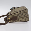 GUCCI GG Supreme Web Sherry Line Bag PVC Beige Gold 89 02 032 Auth th5867-4