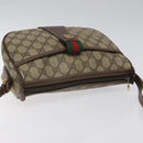 GUCCI GG Supreme Web Sherry Line Bag PVC Beige Gold 89 02 032 Auth th5867-6
