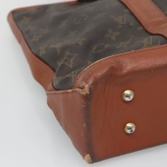 LOUIS VUITTON Monogram Sac Weekend PM Hand Bag M42425 LV Auth th5876